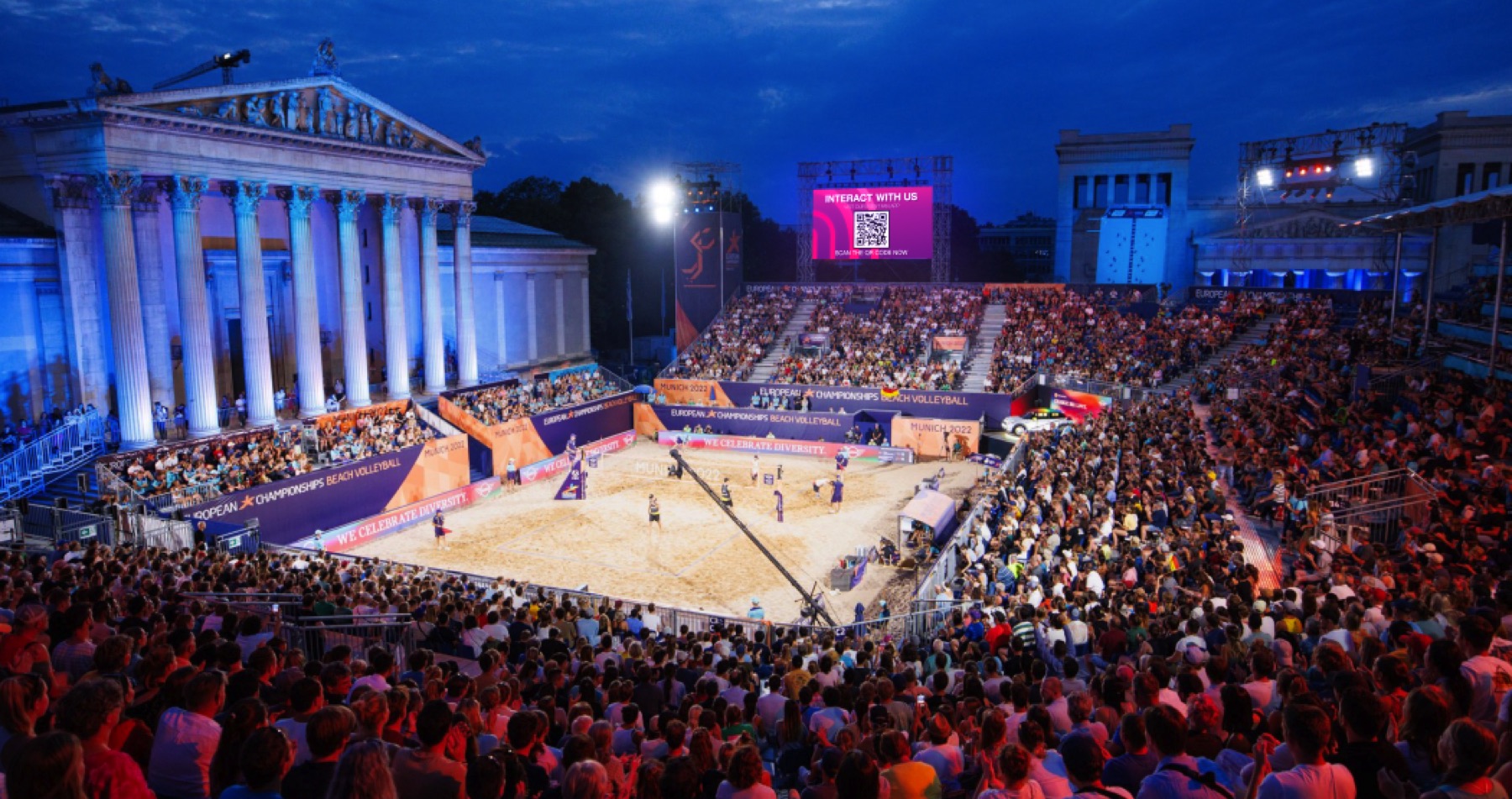 Beach volleyball venue