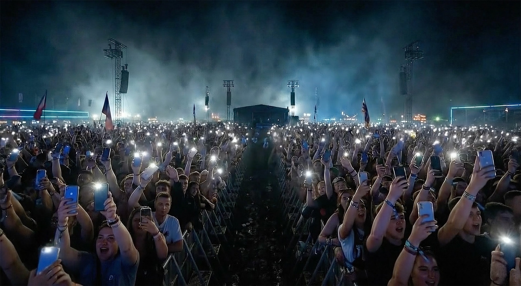 Festival light show