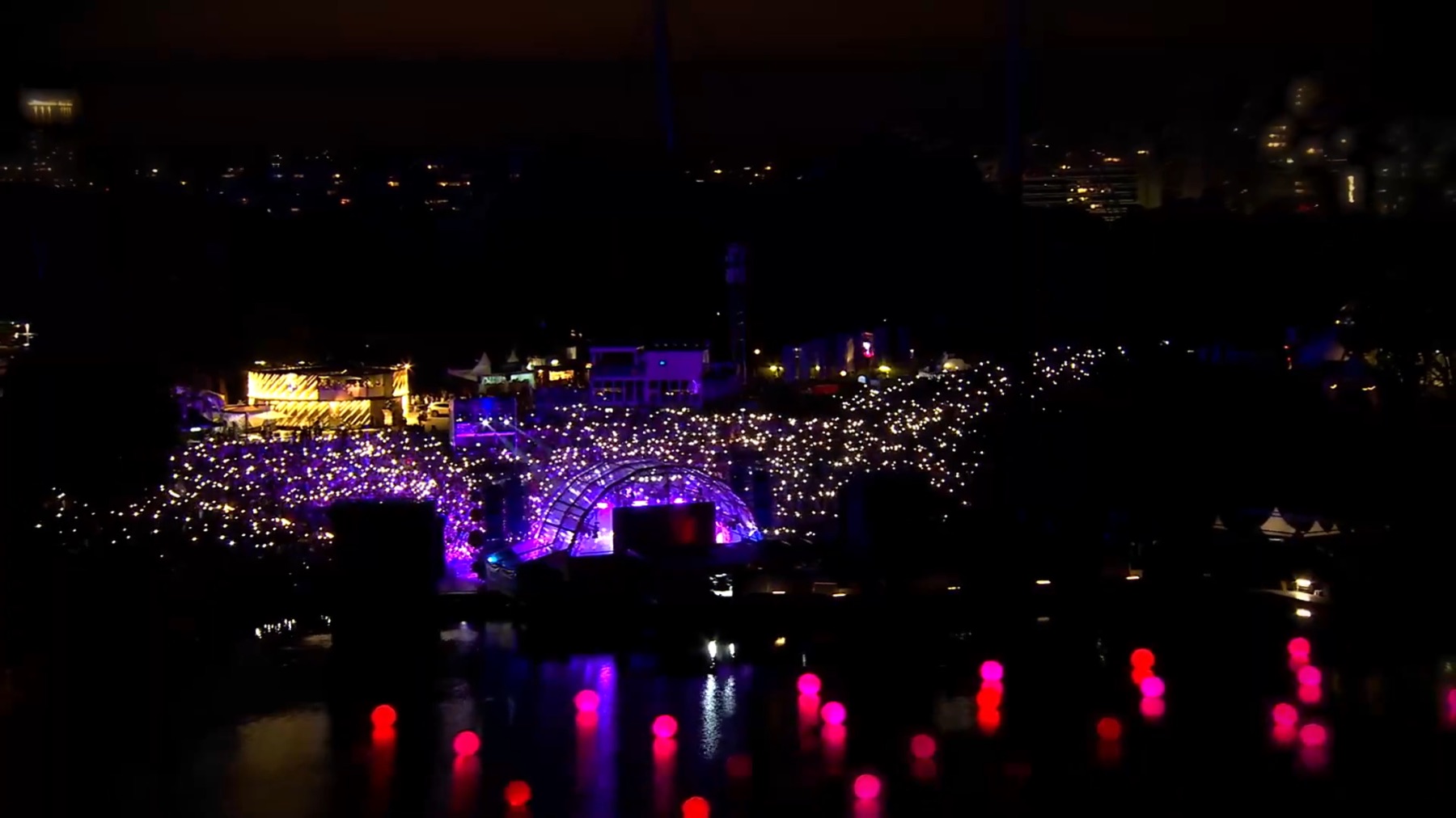 Munich light show